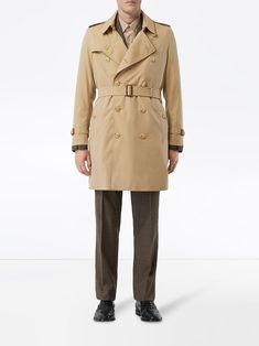 Find BURBERRY The Kensington Heritage Trench Coat on Editorialist. beige cotton classic collar double-breasted button fastening belted waist long sleeves straight hem central rear vent Designer Beige Gabardine Outerwear, Classic Beige Belted Outerwear, Classic Double-breasted Outerwear With Belted Cuffs, Classic Double-breasted Gabardine Outerwear, Classic Gabardine Outerwear With Double-breasted Fastening, Classic Gabardine Belted Outerwear, Classic Beige Outerwear With Belt Loops, Classic Cotton Outerwear With Double-breasted Button, Classic Cotton Outerwear With Double-breasted Button Fastening