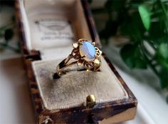 A TRULY LOVELY VINTAGE RING A Gorgeous Opal Set in a superb Solid 10k Gold Setting Marks for genuine 10k Opal is 8x6mm Size UK N Size USA 7 RESIZING AVAILABLE Antique 14k Gold Moonstone Ring Gift, Vintage Yellow Gold Opal Ring Birthstone, Vintage 14k Gold Hallmarked Opal Ring, Vintage Hallmarked 14k Gold Opal Ring, Vintage Opal Ring Gift, Vintage 14k Stamped Opal Ring Gift, Vintage 14k Gold Moonstone Ring For Anniversary, Vintage Gold Moonstone Anniversary Ring, Vintage Gold Moonstone Ring For Anniversary