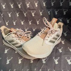 Basically New Never Worn No Rips Or Stains Smoke And Pet Free Home Feel Free To Ask Any Questions Please Make An Offer! Casual Adidas Lace-up Running Shoes, Adidas Running Shoes For Spring With Round Toe, Adidas Spring Running Shoes With Round Toe, Adidas Spring Lace-up Running Shoes, Shoes Adidas, Adidas Shoes, Adidas Women, Adidas Sneakers, Athletic Shoes