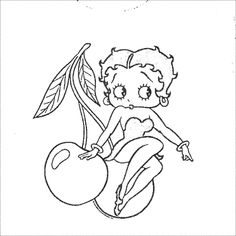 Y2k Coloring Pages Printable, Y2k Colouring Pages, Y2k Coloring Pages Free Printable, Cozy Colouring, Coloring Pages Y2k, Trippy Coloring Pages, Y2k Coloring Pages, Betty Boop Tattoos, Hello Kitty Colouring Pages