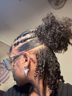 Easy Natural Braids For Black Women, Eva Braids, Natural Hairstyles For Thick Hair, Hair Styles For Afro Hair, 4c Hair Ideas, Edges Tut, Protected Hairstyles, Natural Hairstyles For Black Women Protective, Natrul Hairstyle For Black Women