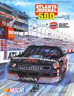 an advertisement for the atlanta journal 500