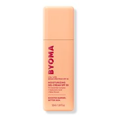 Moisturizing Gel Cream SPF30 - BYOMA | Ulta Beauty Byoma Skincare Spf, Byoma Gel Moisturizer, Byoma Skincare Moisturiser, Byoma Skincare Sunscreen, Skin Care Products Byoma, Sephora Essentials, Cute Skincare Products, Byoma Skin Care, Byoma Moisturizing Gel Cream