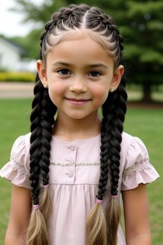 25+ Easy Kids Hairstyles for Long Hair 11 Hairstyles For Girls With Long Hair, Easy Kids Hairstyles, Victorian Era Hairstyles, Cutest Hairstyles, Kids' Hairstyles, Hair Cut Guide, Picture Day Hair, Easy Hairstyles For Kids