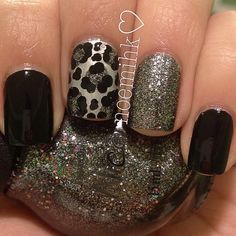 Leopard print oh yea! Nails Leopard, Cheetah Nails, Leopard Print Nails, Leopard Nails, Get Nails, I Love Nails, Fabulous Nails, Fall Nail Designs, Fancy Nails