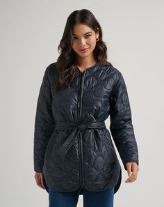 The SALTWATER SPRAY midi jacket instantly and effortlessly elevates your look. With timeless details like onion-stitch quilting, self-belt, and a high/low silhouette, stroll into the day’s plans with confidence and comfort. Quilted long jacket Relaxed fit Front facing pockets Onion-stitch quilting throughout Zipper enclosure Self-sash attachment High/low style: front of garment is shorter than back | TravisMathew "Saltwater Spray Quilted Jacket" Size Large Quilted Long Jacket, Golf Jacket, Golf Jackets, Fabric Accessories, Long Jacket, Pullover Jacket, Fall Shopping, Quilted Jacket, Hat Fashion