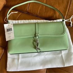 Nwt Coach Hamptons Shoulder Bag Pale Pistachio Color Comes With Dustbag, Tag , Hangtag Silver Hardware Smoke Free Home Green Crossbody Baguette Bag For Shopping, Green Leather Tote Baguette Bag, Green Tote Baguette Bag For Shopping, Green Satchel Baguette Bag For Shopping, Green Baguette Shoulder Bag For Shopping, Green Shoulder Baguette Bag For Shopping, Green Top Handle Baguette Bag For Shopping, Luxury Green Baguette Bag For Shopping, Green Satchel Shoulder Bag With Dust Bag