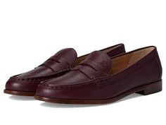 Lauren Ralph Lauren Wynnie Nappa Leather Loafer - Women's Shoes : Pinot Noir : Slip into the sophisticated style of the LAUREN Ralph Lauren Wynnie Nappa Leather Loafer. Almond toe silhouette. Leather lining, outsole and upper. Padded insole. Penny strap detail on the vamp. Slip-on style. Imported. Measurements: Heel Height: 3 4 in Weight: 9 oz Product measurements were taken using size 8.5, width B - Medium. Please note that measurements may vary by size. Pinot Noir, The Vamps, Ralph Lauren Womens, Sophisticated Style, Nappa Leather, Loafers For Women, Leather Loafers, Product Reviews, Lauren Ralph Lauren