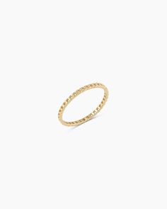 This sophisticated chain style 14k Gold Wilder Ring is crafted from solid gold for a classic look. The subtle yet stunning gold detailing on this ring adds an extra touch of cool to any outfit. A versatile piece that is perfect for stacking or wearing alone. Wilder Ring in 14k Solid Gold, Women's Size 7 by gorjana Everyday 14k Gold Stackable Rings Fine Jewelry, Everyday 14k Gold Fine Jewelry Stackable Rings, Everyday Fine Jewelry: 14k Gold Stackable Rings, Everyday 14k Gold Stackable Rings, 14k Gold Filled Round Band Promise Ring, Stackable Open Band Promise Ring, Adjustable Recycled Gold Stackable Rings, Adjustable Round Band Gold-plated Jewelry, Adjustable Gold Plated Round Band Jewelry