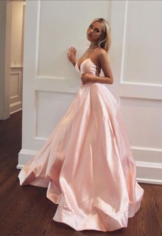 Pink Long Prom Dresses, Poofy Prom Dresses, Light Pink Prom Dress, Sweet Sixteen Dresses, Prom Dresses Long Pink, Prom Dresses Formal, Green Prom, Pink Evening Dress