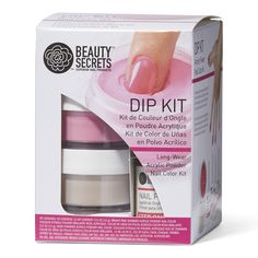 Dip Kit Powder Nail Color System by Beauty Secrets Sally Beauty Nail Dip Kit, Sally Nails, Natural Looking Nails, Secret Nails, Sally Beauty Supply, Sns Nails, Acrylic Nail Kit, Nail Dip