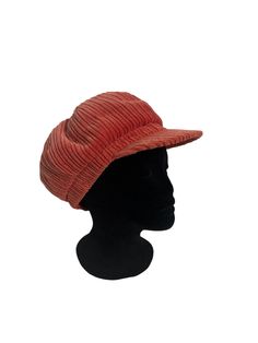 Original Womens 1970s Cord Bakerboy Newsboy Cap Really cool design In a gorgeous tone of Orange/Rust Peach Great for Autumn styling Fully Lined One Size fits all Immaculate condition No returns Retro Brown Cotton Hat, Vintage Adjustable Corduroy Hat, Playful Adjustable Orange Hat, Vintage Orange Adjustable Hat, 70s Hats, Retro Corduroy 5-panel Hat, Beatnik Style, Rust Orange, Newsboy Cap