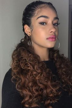 Latina Hair, Instagram Hairstyles, Short Curly Hair, Long Curly Hair, Long Curly