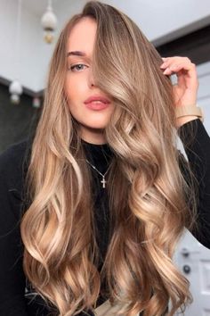 Rambut Brunette, Boho Hairstyle, Dyed Blonde Hair, Dark Blonde Hair