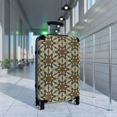 "Modern and minimal aesthetic lovers looking for something stunning and simple design, on the way to your holiday vacation destination? This luggage was made just for you! ✈️Bon Voyage! Traveling is best done in style, and this carry on cabin suitcase will help deliver! Measuring 13.3\" x 22.4\" x 9.05\" in size, this suitcase can be taken onboard most flights!* How convenient! 🔐Equipped with a safety lock and an adjustable handle for breezy movement through the airport and the city, this suitc Luggage Aesthetic, Suitcase Design, Aesthetic Lovers, Rolling Bag, Cabin Suitcase, Universal Gift, Minimal Aesthetic, Unisex Gift, Holiday Vacation