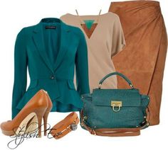 Elegant Red And Brown Outfit, Teal Outfit, Teal Outfits, Stylish Eve, Red And Brown, Rock Chic, Fashion Capsule, Swag Shoes