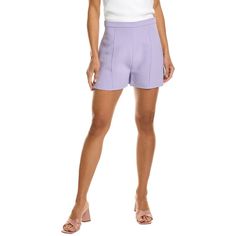 Color/Pattern: Purple Inseam Approximately 2.75in Design Details: Seamed Leg, Side Slits At Seams, Gold-Tone Button Details, And Dual Back Pockets Left Side On-Seam Zipper 97% Viscose, 3% Elastane Hand Wash Made In Italy Dickies Shorts, Maternity Shorts, Lilly Pulitzer Shorts, Mid Rise Shorts, Beige Dresses, J Crew Shorts, Distressed Shorts, Mini Shorts, Black Linen