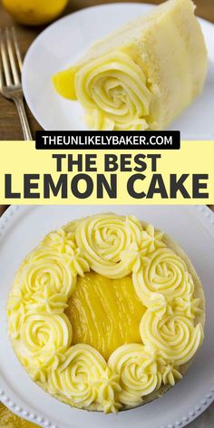 the best lemon cake recipe is made with only three ingredients