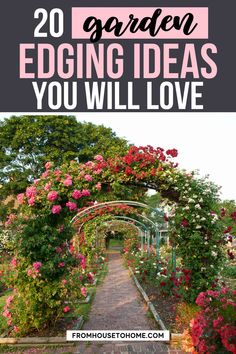 the words 20 garden edging ideas you will love