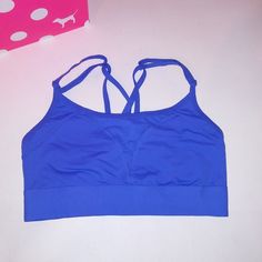 Victoria Secret Pink Bralette Sports Bra Lounge Small Solid Blue Ultimate Wireless No Padding Unlined New With Tags *Bundle To Save Chavonne11 42920 Xxx-2a, 4w Pink Bralette, Victoria Secrets, Victoria Secret, Secret Pink, Women's Intimates, Victoria Secret Pink, Bralette, Pink Ladies, Sports Bra