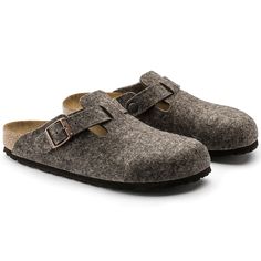 Birkenstock Slippers, Birkenstock Styles, Birkenstock Clogs, Wool Clogs, Boston Clogs, Birkenstock Men, Birkenstock Style, Birkenstock Boston, Birkenstock Boston Clog