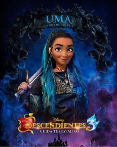 the character from disney's upcoming animated movie, descendientes cuida tus espaddas