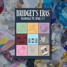 the cover of bridget's eras nashville, tn, april 7 - 7