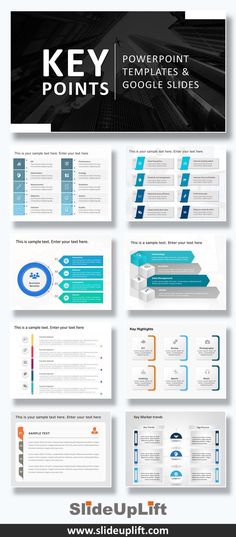 Key Points Templates | SlideUpLift Student Survival Kits, Business Model Template, Writing Steps, Business Ppt Templates, Powerpoint Slide Designs