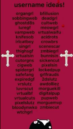 the words are written in different languages on a red background with black and white crosses