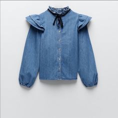 Sold Out Style Nwt Price Firm Tie Denim Shirt, Fit Check, Zara Black, Zara Tops, Denim Shirt, Shirt Color, Black Blue, Blue Black, Colorful Shirts