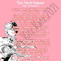 an anime poster with the words,'i love you totokoki heacron