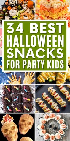 the best halloween snacks for party kids