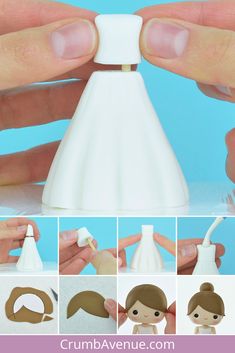 the instructions to make a miniature doll dress