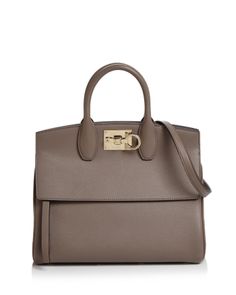 Salvatore Ferragamo Studio Bag Small Leather Satchel Salvatore Ferragamo Jewelry, Ferragamo Studio Bag, Salvatore Ferragamo Handbags, Ferragamo Handbags, Studio Bag, Leather Satchel Handbags, Small Studio, Engraved Logo, Satchel Handbags