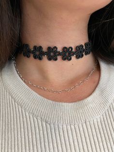 ** for the smoothest shipping process please add your PHONE NUMBER as an extra detail when completing the order **  Daisy choker * extra edition*  A beautiful girl asked me to make her the Daisy choker but with silver details and more elegant for Christmas Eve event! So I did! And I loved it!  With silver 925 beads and different closure in the back ( the Daisy choker I also have on my page is without beads and with macrame cords and macrame slide knot in the back)  You can choose your fav color and create your own Daisy elegant choker * I'm going to need your measurements for this one! Please measure the Diane of your neck and write it on personalization section 🌞 ** the heart chain is separate with the choker ** if you like the combo you can find the heart chain on my page ** Adjustable Flower Choker Necklace, Macrame Cords, Unique Choker, Beads Macrame, Daisy Choker, Macrame Flower, Elegant Choker, Choker Silver, Fav Color