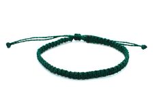 Dark green surfer bracelet macrame, mens woven bracelet simple, green friendship bracelet cord, stacking wax thread bracelet boyfriend gift Hand Wrapped Green Friendship Bracelets, Casual Green Friendship Bracelets With Adjustable Cord, Casual Green Friendship Bracelet With Adjustable Cord, Everyday Green Friendship Bracelets With Sliding Knot, Green Friendship Bracelets With Sliding Knot For Everyday, Everyday Green Bracelets With Adjustable Cord, Minimalist Handmade Green Friendship Bracelets, Green Sliding Knot Friendship Bracelets, Green Waxed Cord Friendship Bracelets