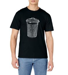 PRICES MAY VARY. Trash Can Shirt, Trash Can Tshirt, Halloween Costume Shirt, Trash Can Shirt Funny Halloween Costume Gift Tee Halloween Shirt Men, Funny Halloween T Shirt, Trash Can T Shirt Lightweight, Classic fit, Double-needle sleeve and bottom hem Black Novelty Short Sleeve Tops, Black Short Sleeve Novelty Top, Novelty Black Short Sleeve T-shirt, Novelty Black Short Sleeve Shirt, Black Novelty Short Sleeve T-shirt, Black Short Sleeve Novelty T-shirt, Novelty Black T-shirt With Screen Print, Black Novelty T-shirt With Screen Print, Black Screen Print Novelty T-shirt