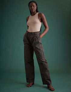 Sustainable Denim, Denim Collection, Cargo Pant, Vintage Vibe, Modest Outfits, Bottoms Pants, Women's Jeans, American Eagle Outfitters, York City