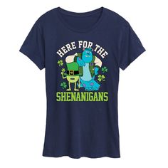 She will love showing off her style with this Disney / Pixar's Monsters, Inc. Maternity Shenanigans Graphic Tee. © Disney / Pixar FEATURES Short sleeves CrewneckFABRIC & CARE Solid Colors: Cotton ; Heather Colors: Cotton/Polyester Machine wash Imported Size: Xxl. Color: Navy. Gender: female. Age Group: adult. Themed Blue Tops For Fan Merchandise, Blue Themed Fan Merchandise Tops, Blue Fandom Top For Fan Merchandise, Monsters Inc, How To Show Love, Disney Pixar, Her Style, Pixar, Gender Female