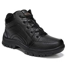 Skechers Relaxed Fit® Terraform Selvin Men's Shoes Casual Slip-resistant Work Boots For Outdoor Activities, Casual Durable Waterproof Moc Toe Boots, Casual Durable Moc Toe Waterproof Boots, Casual Plain Toe Waterproof Boots For Outdoor Activities, Casual Durable Moc Toe Work Boots, Casual Waterproof Boots For Outdoor Activities With Plain Toe, Casual Waterproof Boots For Outdoor Activities, Casual Durable Lace-up Waterproof Boots, Casual Lace-up Waterproof Durable Boots