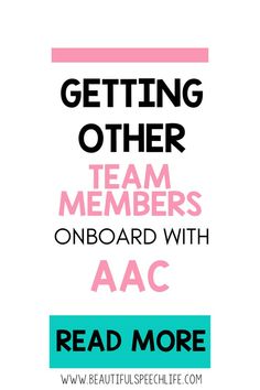 Support students who need AAC access by providing them with AAC resources on a daily basis. We need to get colleagues at the school onboard with supporting students with their devices and other resources. But getting other team members onboard with AAC can be challenging. Click through to get practical tips to get other teachers on board with AAC. Assistive Technology, Busy Teacher, Team Members, Speech Language Pathologists, Team Member