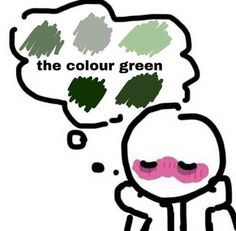 the color green has been added to an image with pink and green eyeshades