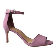 New Gianni Bini Sandals. Purple Sandals Leather Buckle Closure 3 Inch Heel Size 9.5 Elegant Pink Sandals Medium Width, Purple Sandals, Gianni Bini Shoes, Sandals Leather, 3 Inch Heels, Purple Leather, Gianni Bini, Leather Buckle, Leather Heels