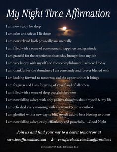 The thoughts you go to sleep with are the most critical thoughts of your day. Make them positive, loving and of gratitude. You will be amazed how well you'll sleep, and how fantastic your morning and day will be tomorrow. Smile & Share! www.loaaffirmations.com Inspirational Artwork, Before Bed, Morning Yoga, New Energy, Life Planner, Positive Thoughts, Night Time