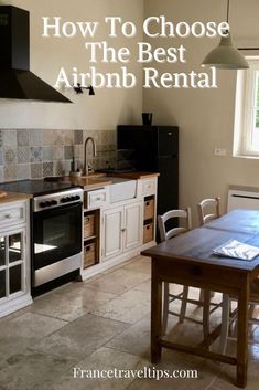 the kitchen is clean and ready to be used as a dining room or living room