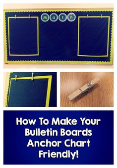 how to make your bulletin board anchor chart friendly