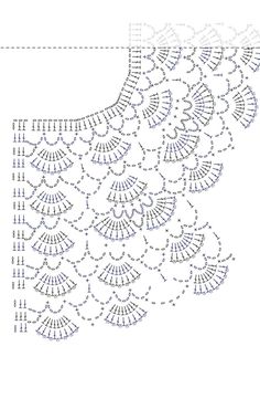 an image of a pattern with dots and circles in the shape of umbrellas on white paper