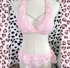 Pink Bathing Suits, Kawaii Fashion Outfits, Cute Bathing Suits, Dress Up Dolls, Pink Swimsuit, Pink Summer, Pink Outfits