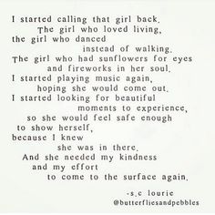 an old poem written in black and white with the words i started calling that girl back