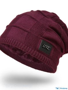 OrcaJump - Plus Velvet Winter Warm Knitted Running Caps for Men and Women - Protect Ears, Great for Skiing, Hiking, and Cycling - Casual Windproof Beanie For Winter, Breathable Beanie For Outdoor Wear, Breathable Beanie For Outdoor, Breathable Outdoor Beanie, Outdoor Acrylic Beanie, Casual Knitted Hats For Outdoor Activities, Adjustable Breathable Winter Hat, Casual Windproof Winter Hat, Breathable Adjustable Winter Hats